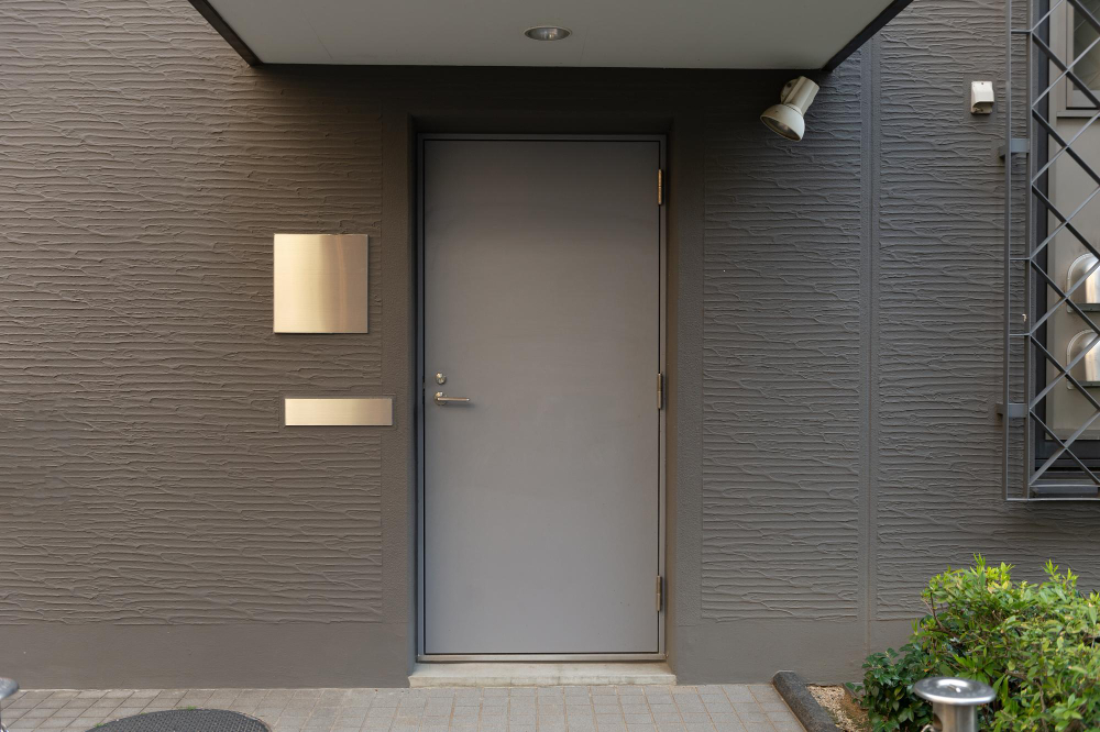South Bend Solid Steel Front Door